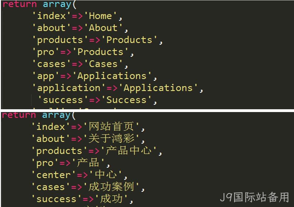 语言替换