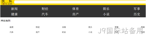 网站导航